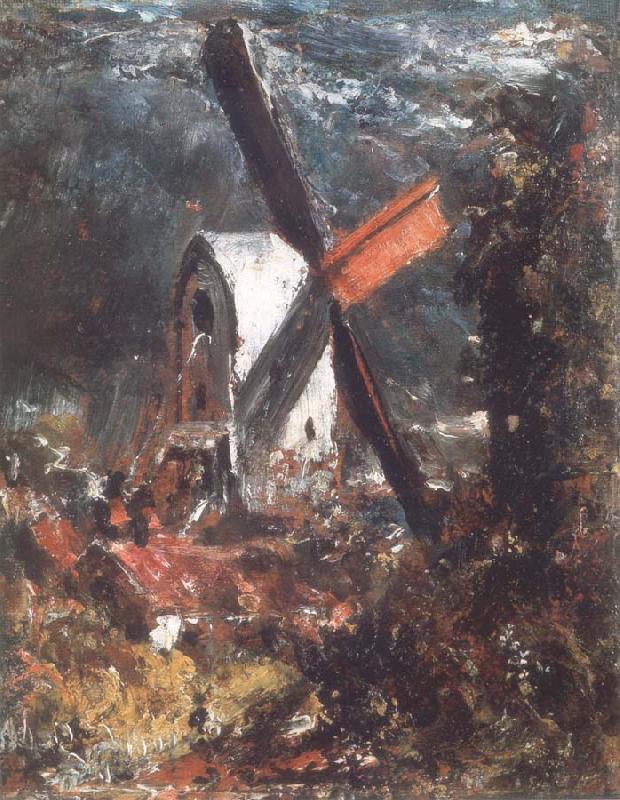 John Constable A windmill near Brighton china oil painting image
